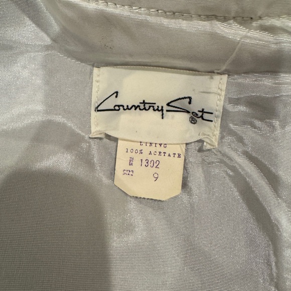 Elegant Blue Tweed Dress - Picture 6 of 6